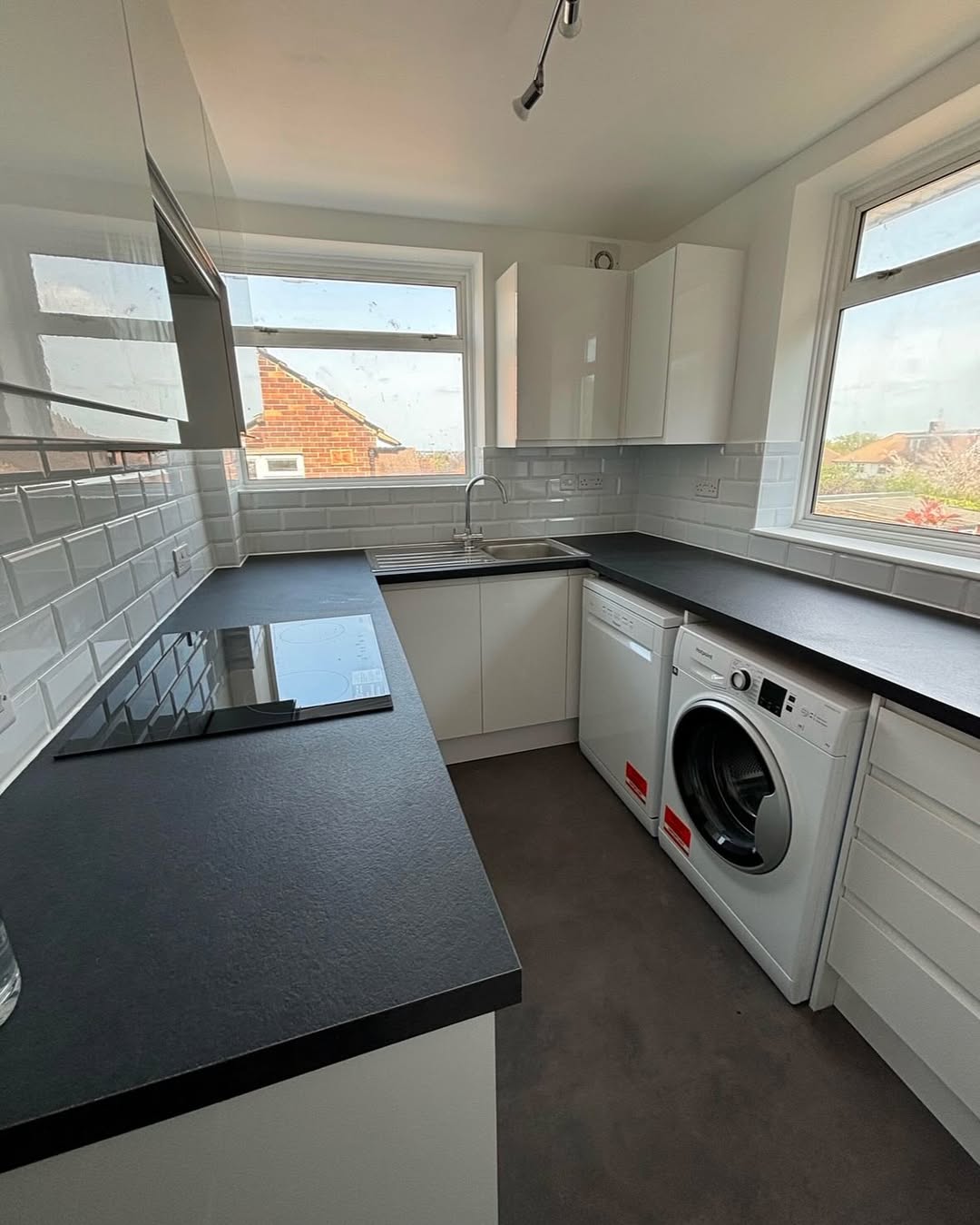 Before & After- Complete Kitchen Transformation! 🛠️🍽️Check out the amazing difference a full k (1)