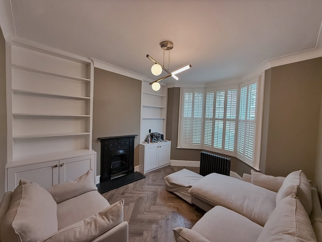 The team completed a full interior makeover on the Lounge in this 3 bedroom Victorian house loca (4)