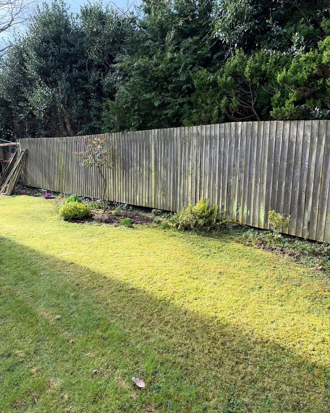 Fence replacement in ellesmere parkOld fencing removed and disposed of ✅New 6ft high fencing ins (4)